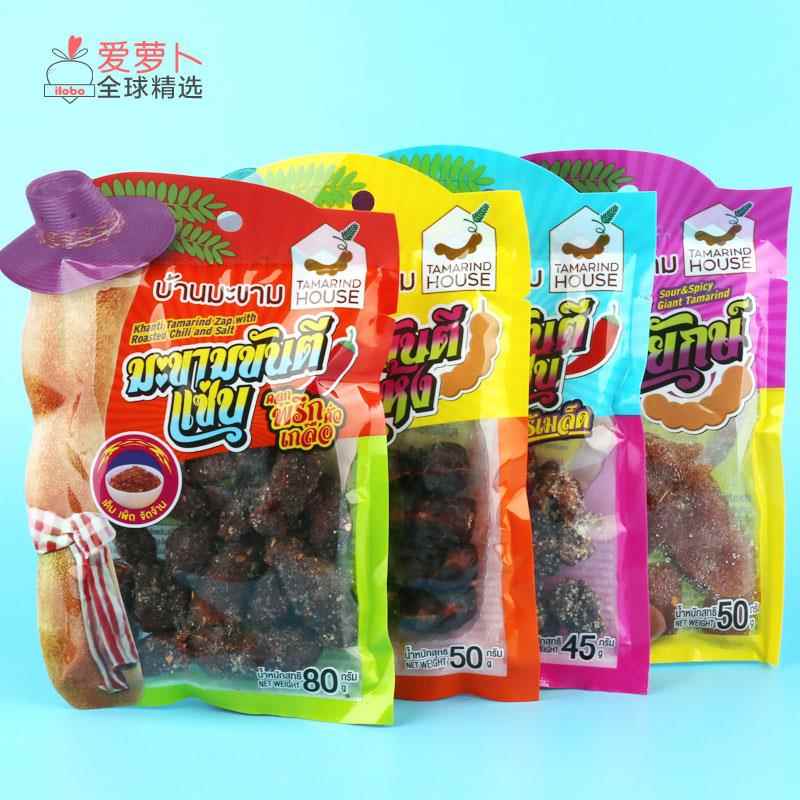 泰国Tamarind House 罗望子屋酸角小帽子系列原味椒盐麻辣酸角干图片