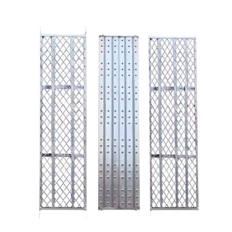 移动脚手架厂家镀锌踏板盘扣脚手架踏板加厚冲孔踏板镀锌钢跳板