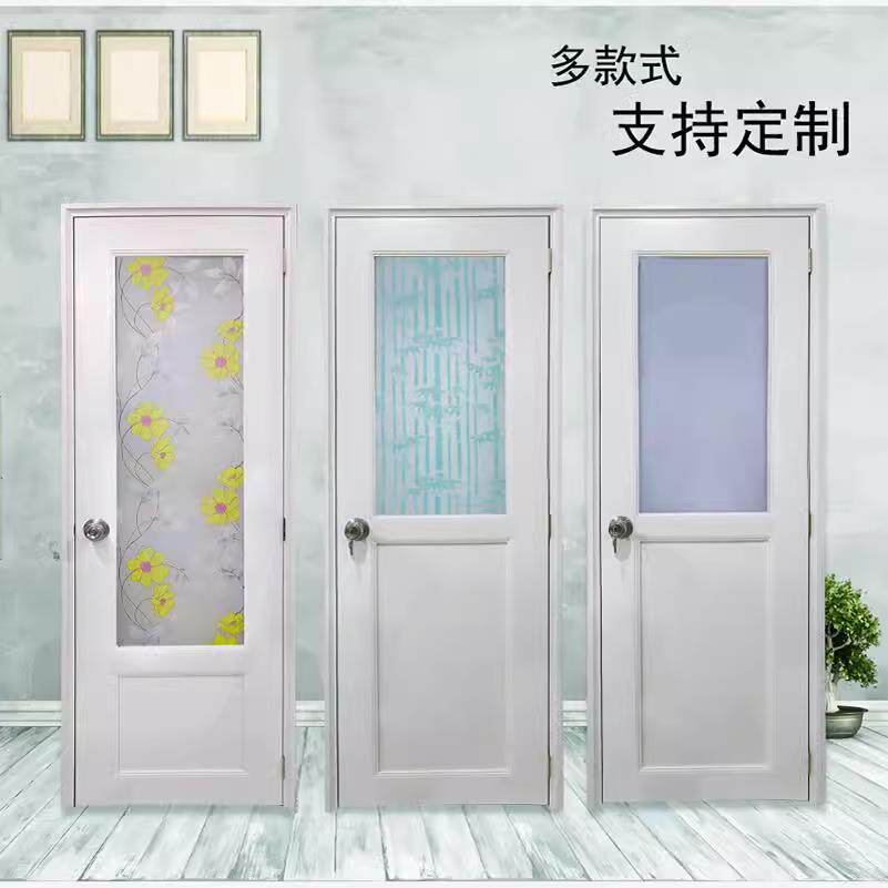 塑钢门新款卫生间门PVC塑料门洗手间厨房门家用浴室门定做厕所门