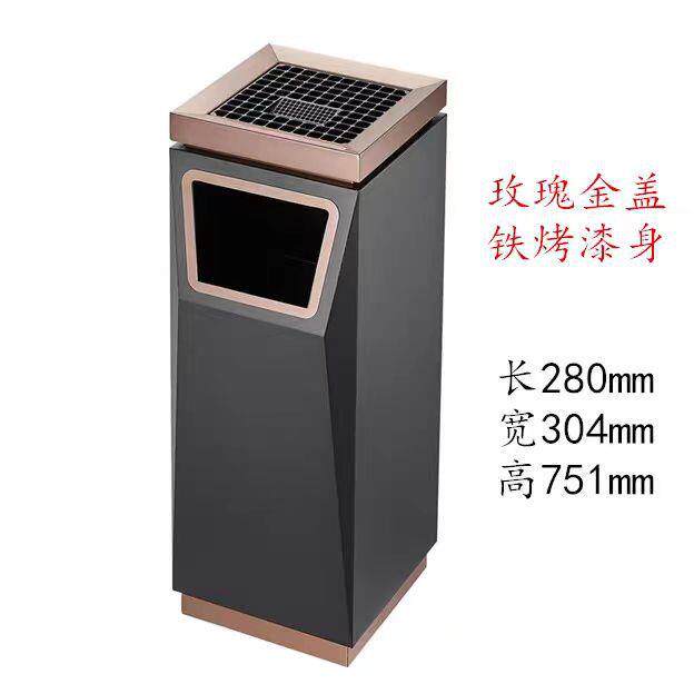 商场大堂直廊烟灰桶商务座地垃圾桶电梯口酒店果皮桶厂家直销