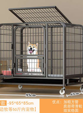 比基分离带柯犬围栏小型大型犬笼子家用厕所宠物中型室内金毛熊狗