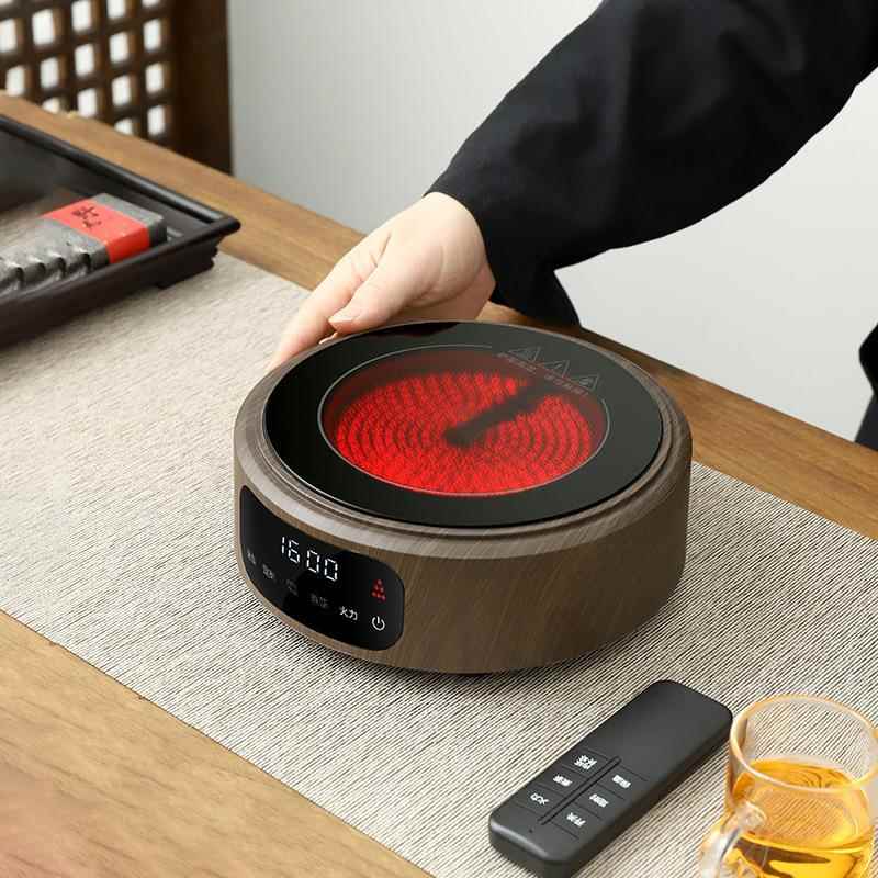 三环智能遥控电陶炉煮茶炉小型迷你电磁炉家用静音不挑壶烧水炉
