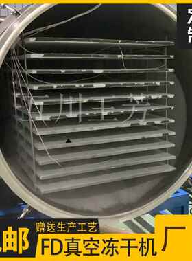 山东D物真空冷冻真空冻干干机 冻干凤梨实验室设F备 小型燥宠食品