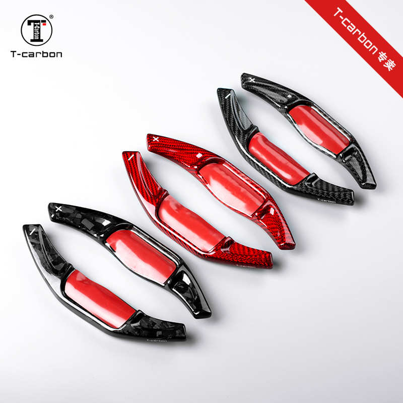 【真碳纤维材料】T-carbon适用19年亚州龙卡罗拉20年RAV4换挡拨片