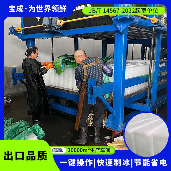 大型制冰机30吨直冷式块冰机大型25吨制冰机水产保鲜冰砖机不锈钢