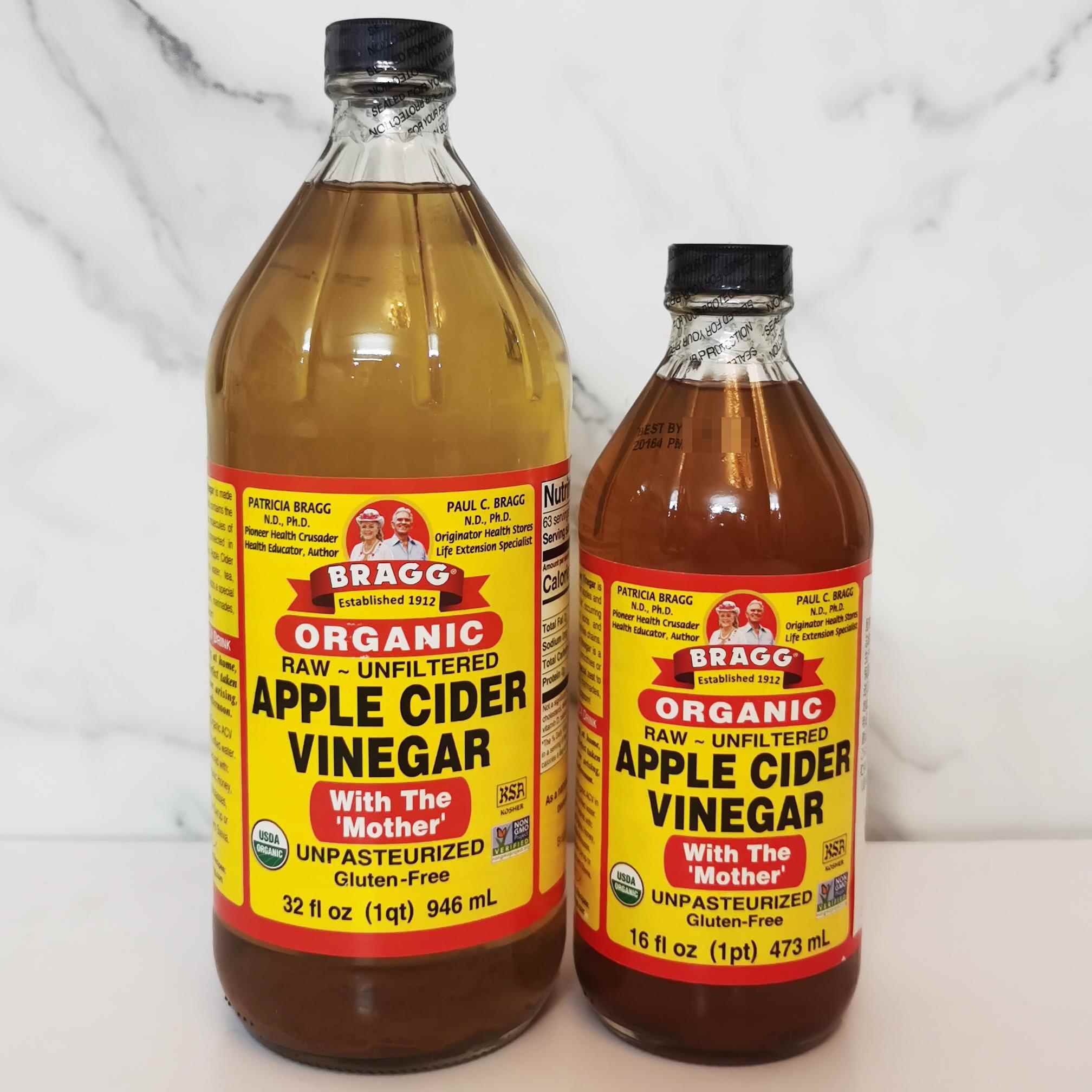 美国苹果醋饮料发酵素0卡0糖Bragg Organic Apple Cider Vinegar