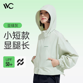 vvc防晒衣女2024夏季短款显瘦皮肤，衣户外防紫外线防晒服披肩