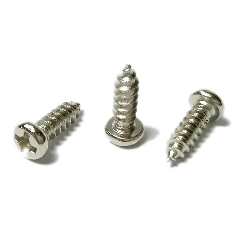 供应圆头自攻螺丝PA2*3-30mm304不锈钢盘头十字精密小螺丝GB845