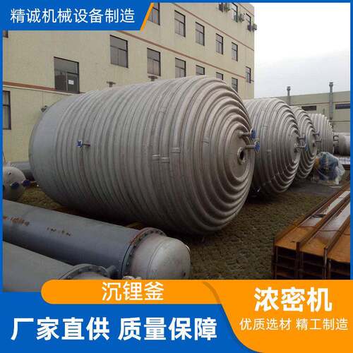 广东碳酸锂非标设备反应釜沉锂釜新能源搅拌釜不锈钢立式搅拌