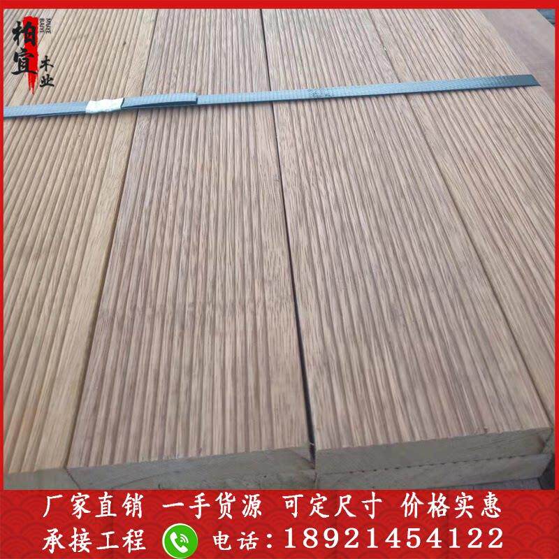 菠萝格实木地板户外防腐木木方圆柱板材木料阳台栏杆扶手长廊栈道
