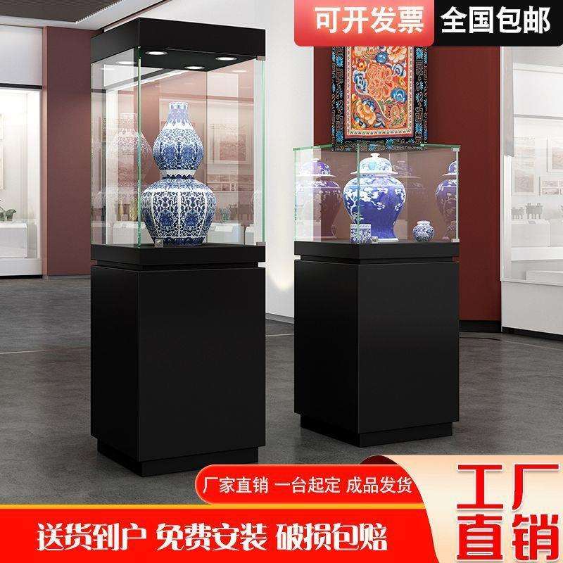 产品珠宝展示柜首饰玉器展柜玻璃柜博物馆文物陈列柜展览柜台品乐