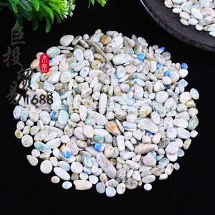 天然K2水晶碎石鱼缸滚石厂家原石造景扩香石小颗粒矿标挖宝石