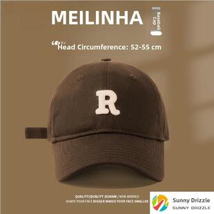 防晒帽鸭舌帽男 2026新款 小头围棒球帽显脸小52XS小码 小号帽子女款