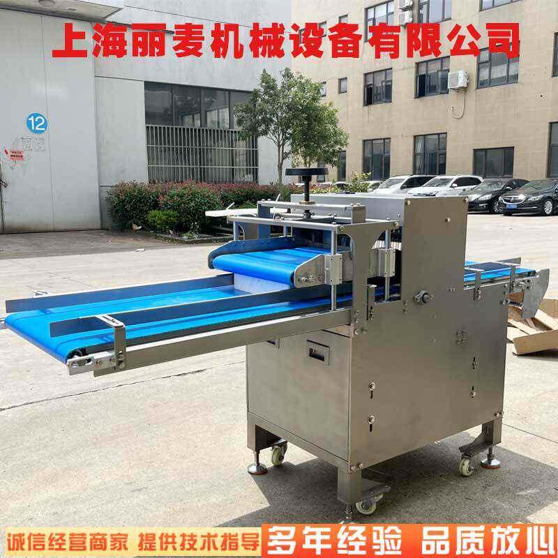 连续式吐司切片机 方包切片机自动传输分割机面包长条包面食分割