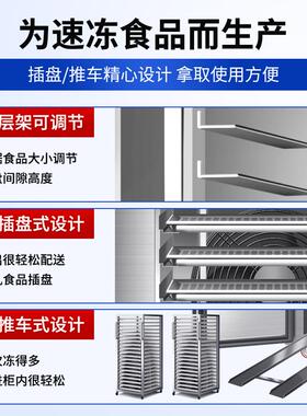 生胚包子速冻下柜小商用急冻饺子速冻机低温风冷海鲜冷柜零型4793