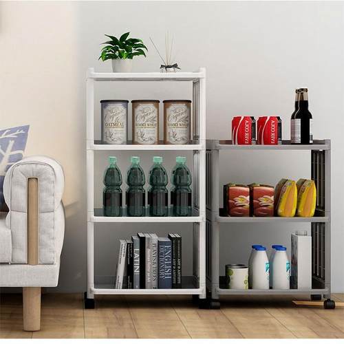 卫生间厨房夹缝书桌收纳置物架