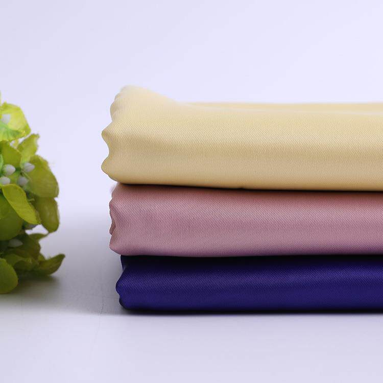 新款直销220g仿醋酸缎面布料 缎面色丁布 婚纱礼服棒球服外套醋酸