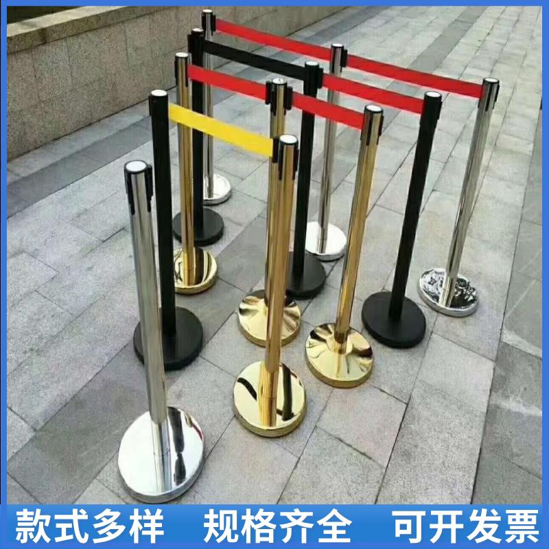 辽宁隔离带伸缩带排队天津围栏栏杆不锈钢警戒警示柱一米线护栏杆