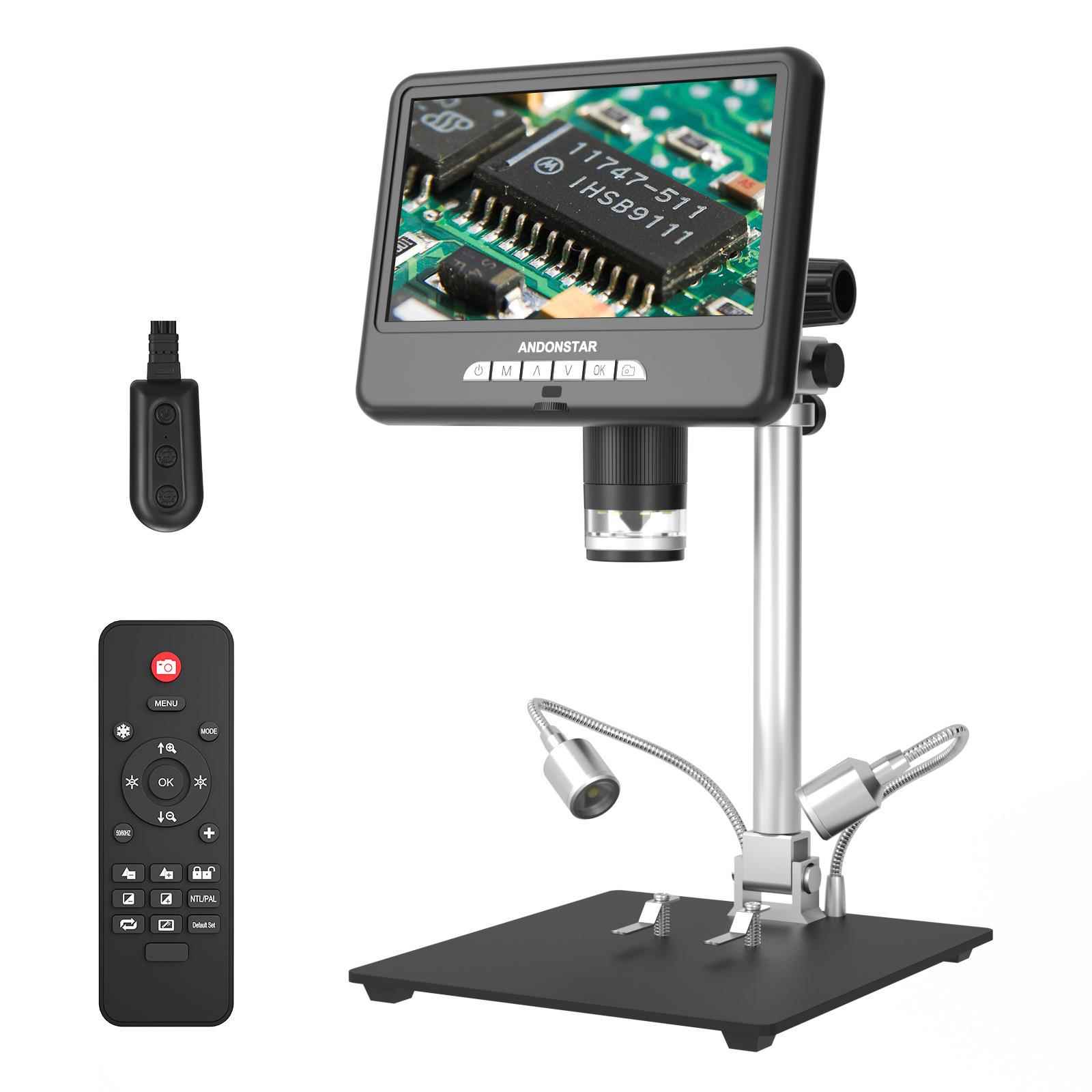 安A东星D207S超高清HDMI数码电子显微镜2160P焊接维修飞线放大镜