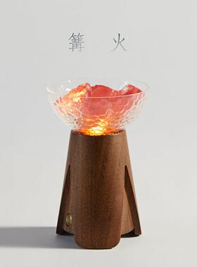 马鹿篝火晶石香氛无火香薰扩香石礼盒定制礼物桌面氛围摆件