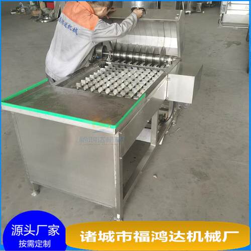 鱼罐头切段设备带鱼段切割机可切七公分长的鲜刀鱼段切段机
