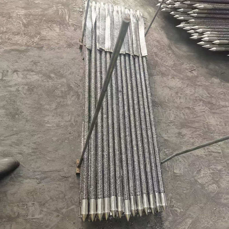 柔性装石墨石墨阻石墨防雷线式垂直基降地极接地极快接地接引下