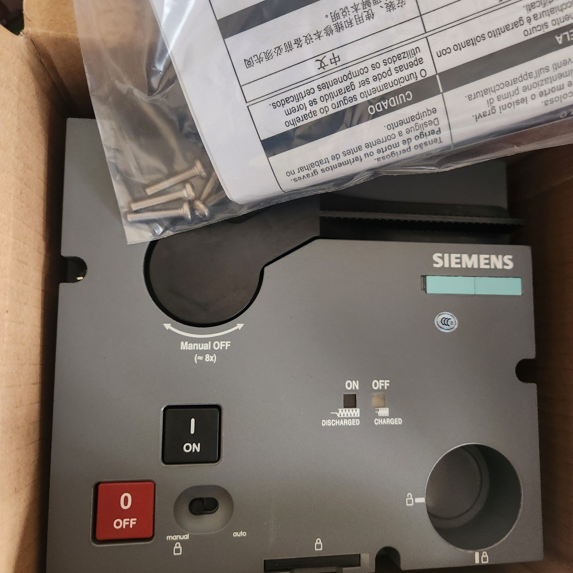 全新库存西门子电操机构 3VL9600-3MQ00 MR现货