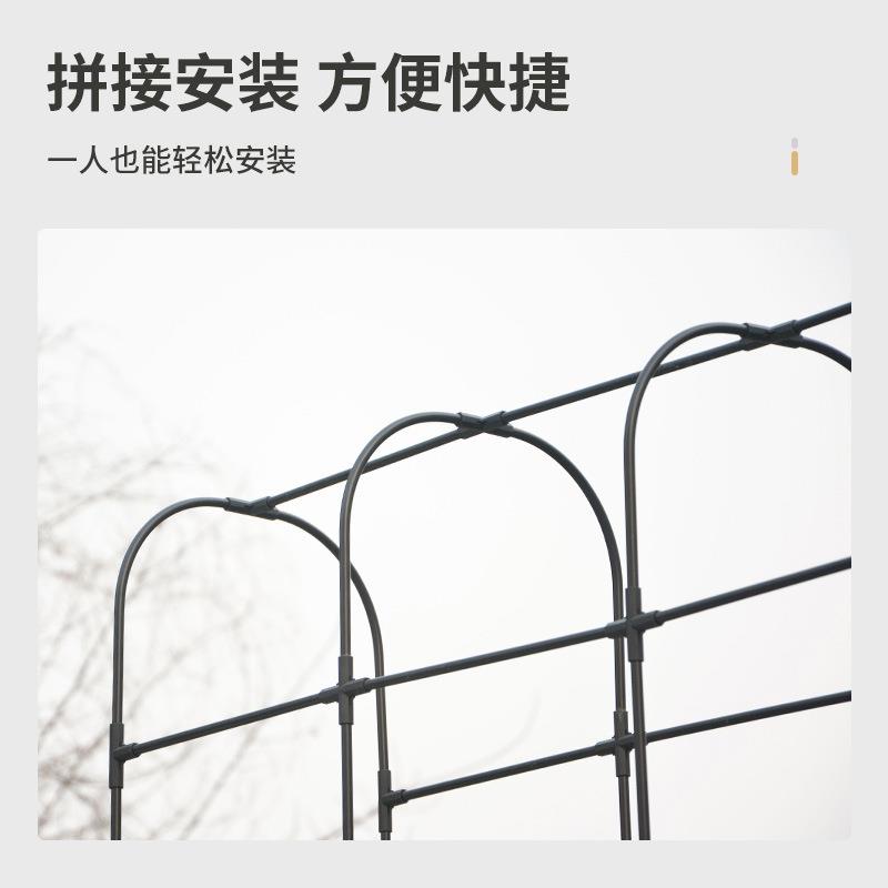 枝晓 U型爬藤架种植箱套装瓜果蔬菜爬藤植物