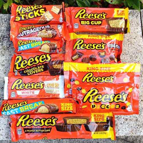 Reeses peanut butter cups美国进口零食 好时瑞斯花（代可可脂）
