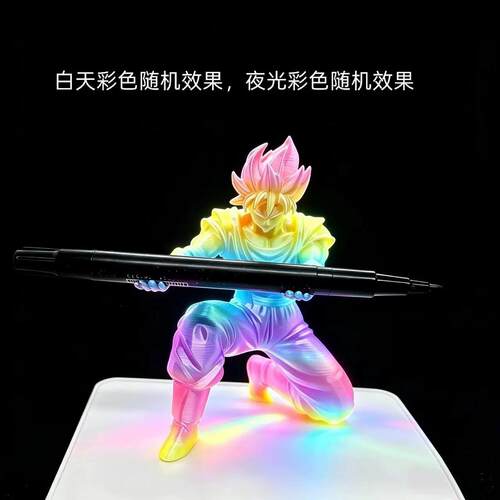 打印笔架笔架发光手办3D模型摆件