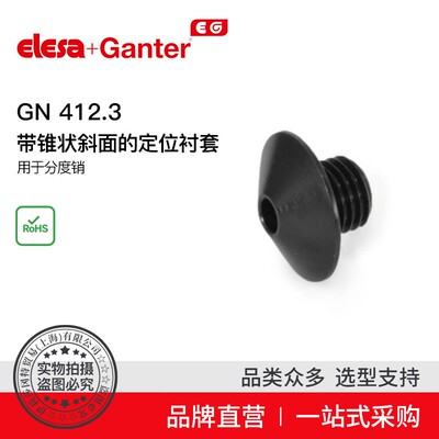 ElesaGanter伊莉莎冈特GN412.3带锥状斜面的定位衬套