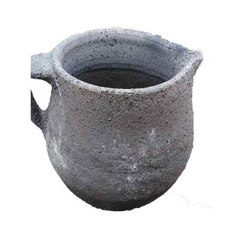 无釉老式粘土粘土砂罐明火耐高温800度干烤药材焙茶黑色砂锅瓦罐