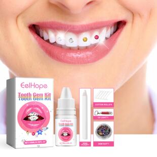 Eelhope DIY Tooth Gem Kit -欧美风格嘻哈风牙齿镶钻饰品DIY套装
