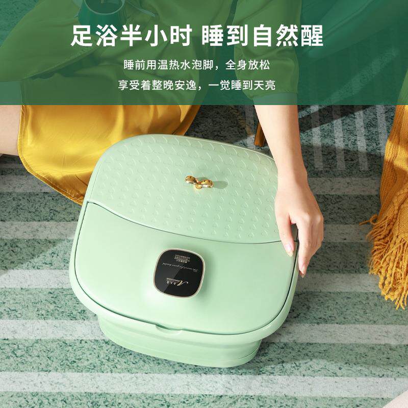 新款ZD-1000X折叠泡脚桶足浴盆洗脚桶泡脚盆按摩足浴器家用洗脚盆