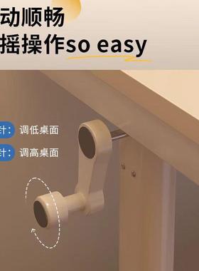 家电脑升降桌屉书学房学生习写字桌简约小户SME型抽款办用公桌子