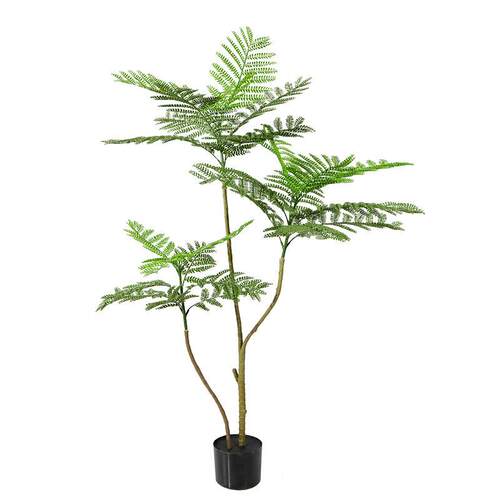 蓝花楹绿植落地盆栽仿生植物摆件北欧室内客厅沙发旁装饰盆景假树