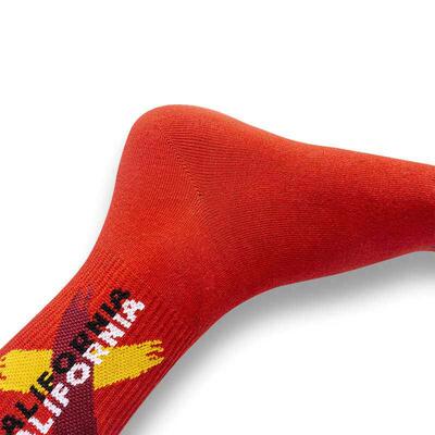 KP mid-tube socks this year red socks men