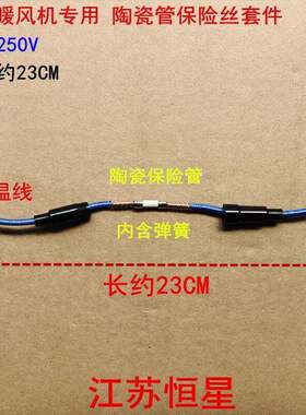 适用各款浴霸暖风机 陶瓷管保险丝套件 T16A250V T20A250V 5*20MM