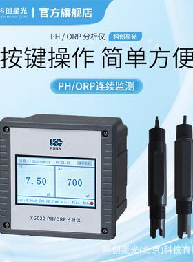 PH/ORP分析仪XG020电力化工冶金环保水处理工程制药生化