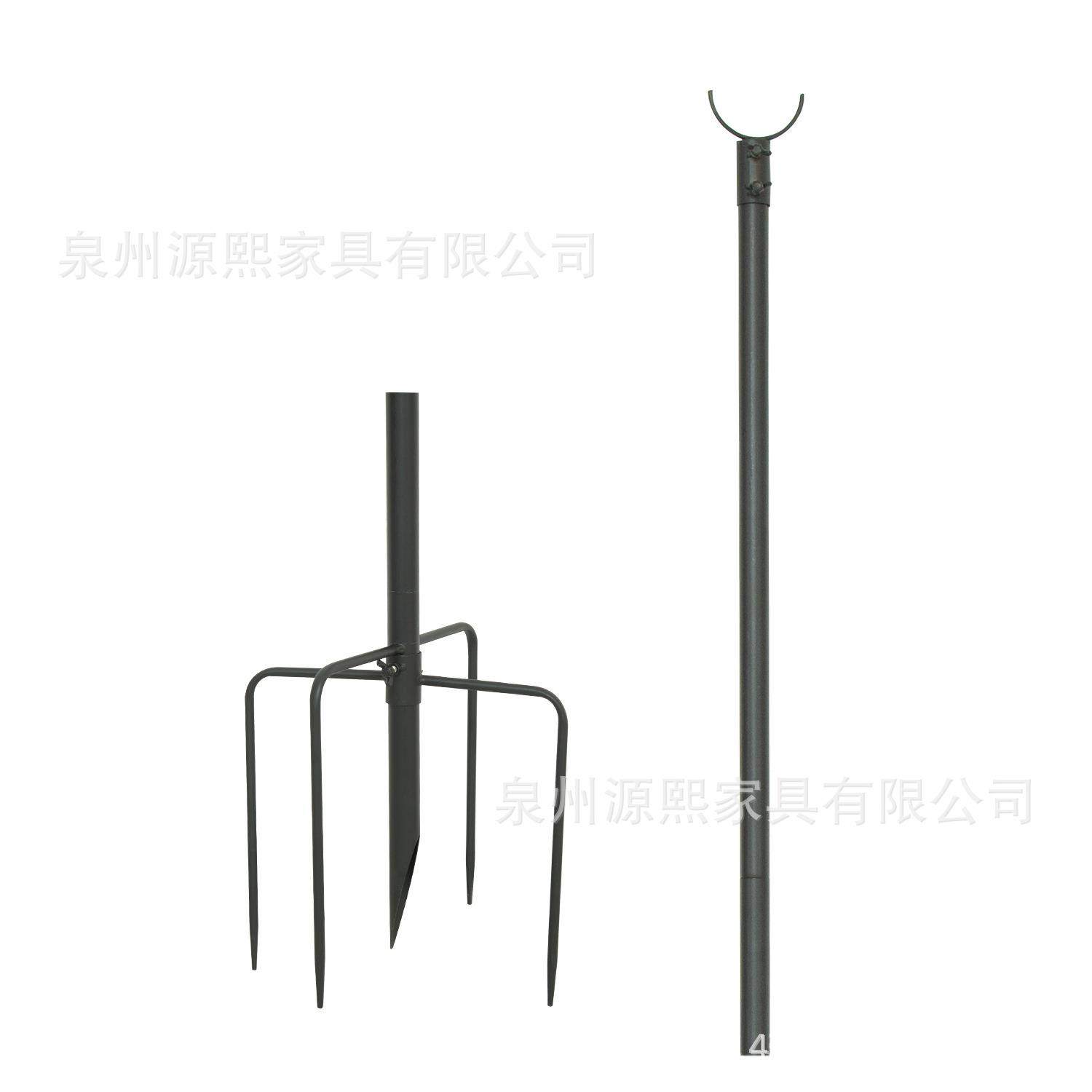 跨境对GOQ户外院杆电线支撑杆庭花园灯派婚礼装饰节日灯串支架牧