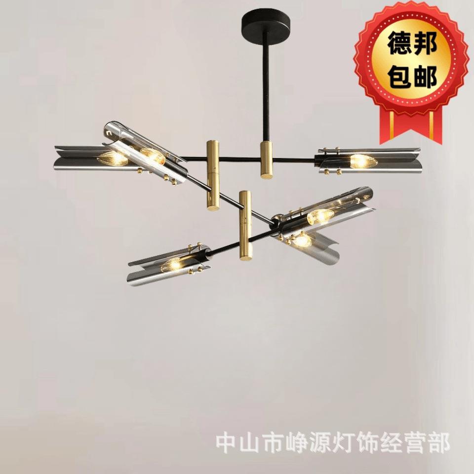 北欧创意个性后现代轻奢吊灯客厅卧室样板间酒店设计师款玻璃灯具