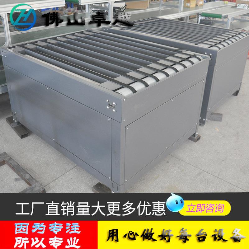 电动辊筒90度顶升移栽机田字旋转电动滚筒直角移动顶升非标定制