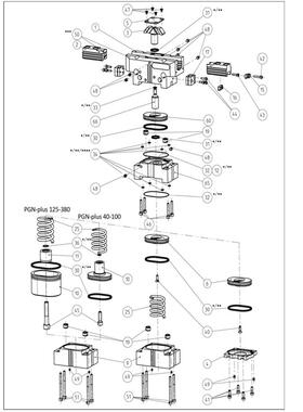 SCHUNK雄克夹爪气缸PGN PLUS+40+50+64+100+125+160+200-1-2-ASIS