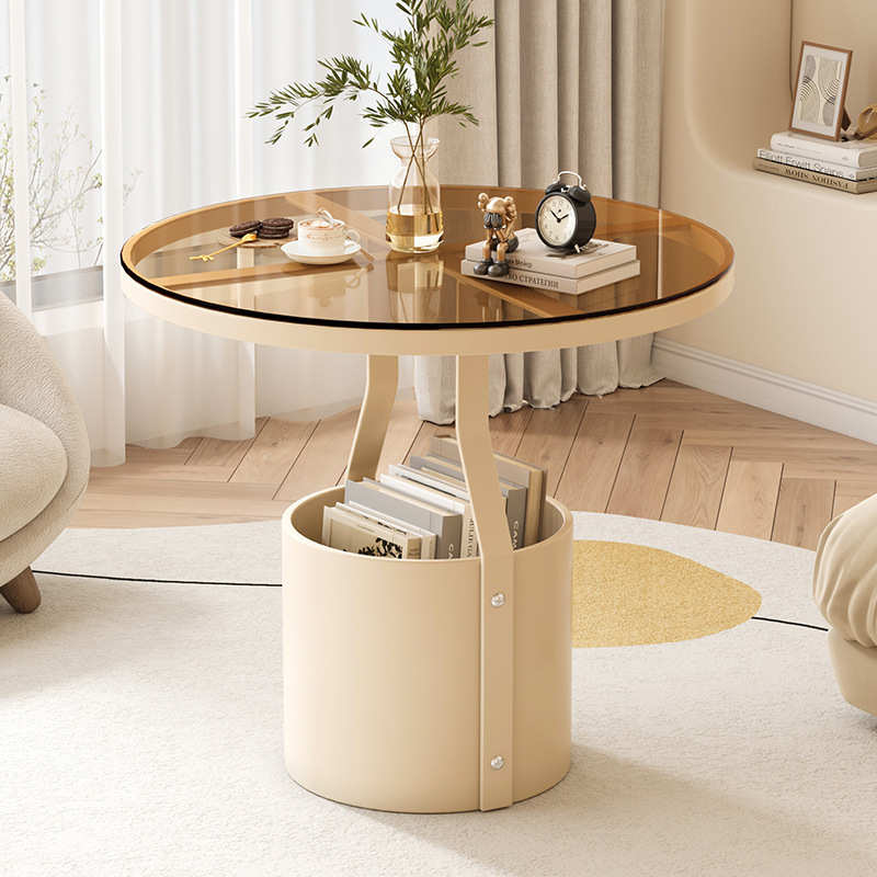 床边几移动茶几简约圆形阳台物家用客厅桌桌迷你沙发台可茶边角置