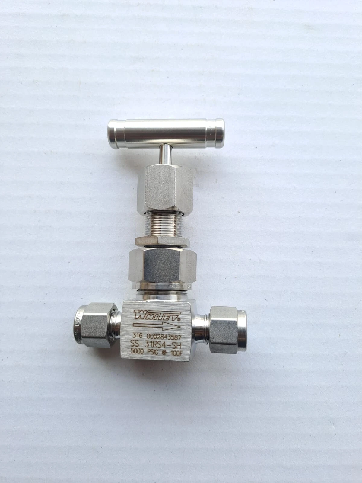Whitey SS-31RS4-SH 手动不锈钢针阀 500