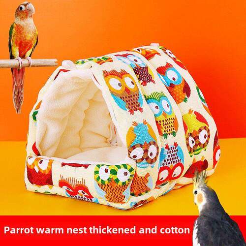 鹦鹉专用鸟窝保暖窝加厚加棉牡丹虎皮小太阳和尚保温窝冬季品
