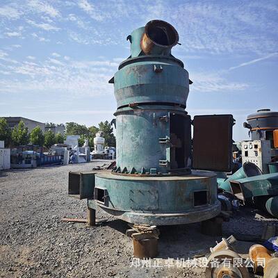 二手4128改进型雷蒙磨粉机 双90KW电机 时产8吨 矿业建材设备​