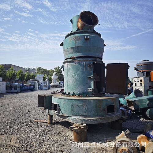 二手4128改进型雷蒙磨粉机 双90KW电机 时产8吨 矿业建材设备​