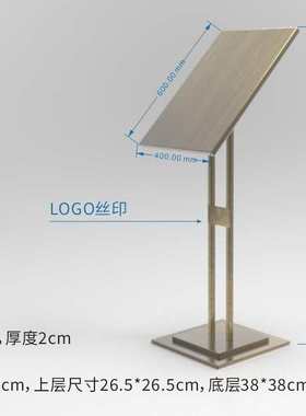 dingzhi灯箱铁质折叠资料架报刊架