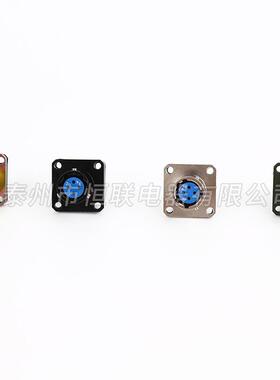 XCE14F4气密圆形电连接器穿墙转接玻璃烧结航空方盘非密封插头座